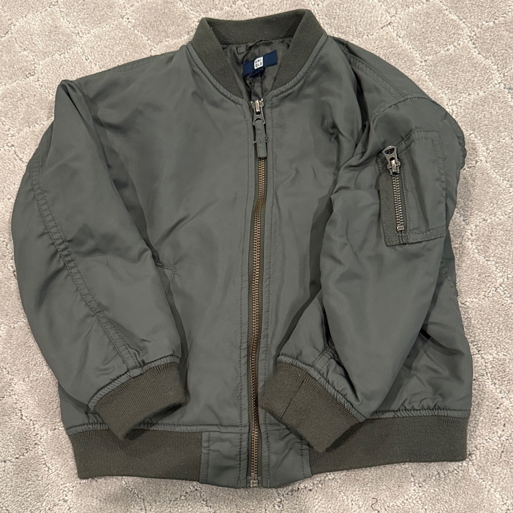 Uniqlo Kids Dark Green Puffer Jacket